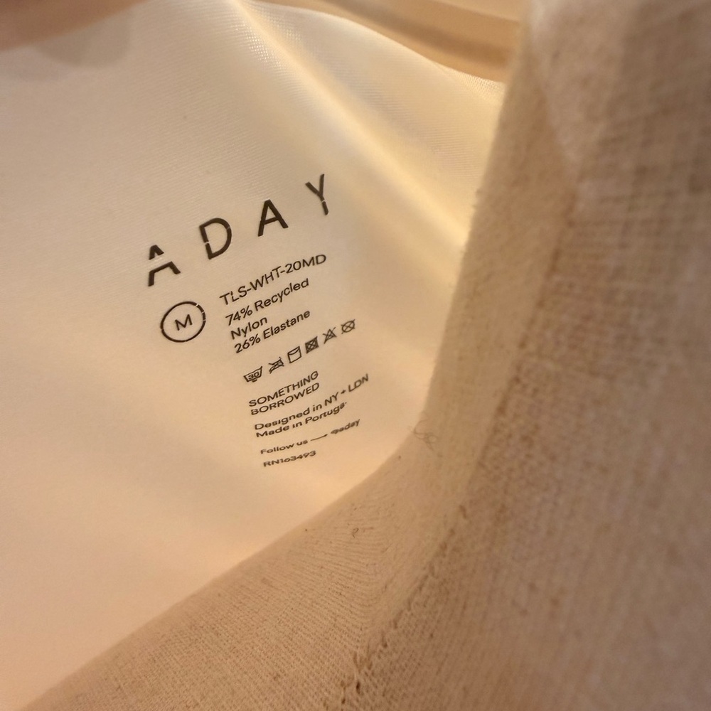 ADAY Something Borrowed Shirt in White - Picture 7 of 8